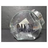 New glass candy jar