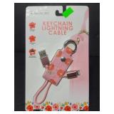 Iphone keychain lighting cable