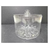 Vintage glass cheese preserver