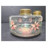 Painted oil lamp base