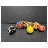 Decorative wood eggs