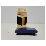 Three wood shoe brushes