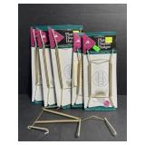 Lot of 6 new plate display hangers