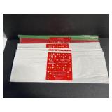 Lot of 5 new holiday tissue papers
