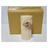 Case of 3 new vanilla pumpkin pillar candles