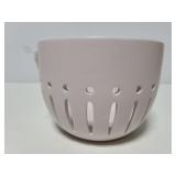 New pink ceramic colander
