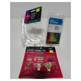 Easel, foil stars and sturdy hanger kit