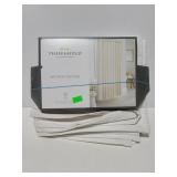 Threshold shower curtain