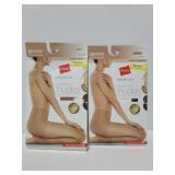 Two Hanes Premium nude nylons