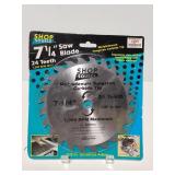 New Shop Source 7.25in saw blade