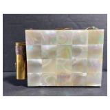 Vintage mother of Pearl compact