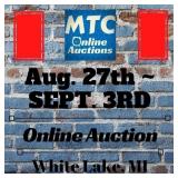 MTC Aug. 27th - SEPT. 3RD Online Auction