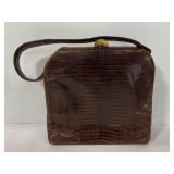 Vintage leather handbag