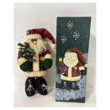 Vintage handmade felt Santa