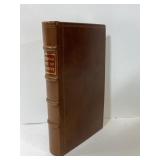 The Art of Cookery vintage leather bound book