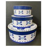 Vintage Beverly Baker wood nesting boxes