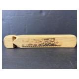 Wooden train whistle