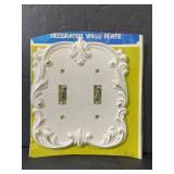 New old stock decorator wall plate
