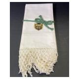 Set of 2 Antique Pequot linen pillowcases