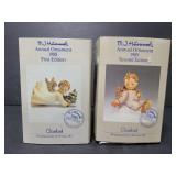 Two Hummel vintage annual ornaments in boxes