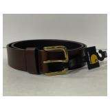 New Carhartt brown leather belt