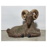 Vintage painted cement ram