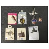 Sterling silver souvenir charm collection