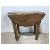 Small drop leaf wooden child