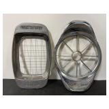 Vintage stainless Apple & French fry slicer