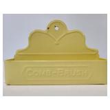 Comb and brush tin wall tray
