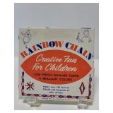 Vintage rainbow chain, paper chain kit