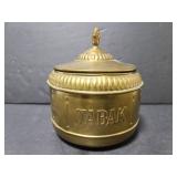 Rio metal Tabak dish with lid- Holland