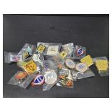 Senior Olympics lapel pin collection