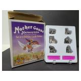 Mother Goose birthday candle holder set
