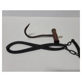 Farm hay hook and tongs