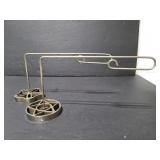 Two metal branding tools