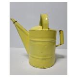 Vintage painted galvanized steel watering can