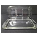 Two Pyrex glass Rectangular lids