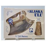 Vintage Alaska Ulu knife in original box