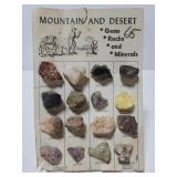 Souvenir mountain/desert gems, rocks and minerals