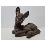 Vintage West German plastic mold baby deer