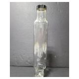 Unique shaped glass bottle