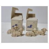 Porcelain Hummel lambs