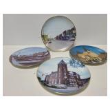 Four Tilbury Ontario Canada collector plates