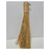 Rustic straw hand broom