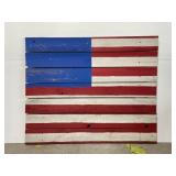 XL hand painted wood pallet American flag