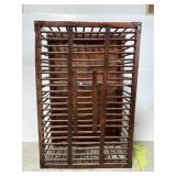 Antique primitive wood fish/live trap