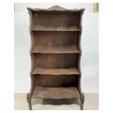 Antique free standing book shelf