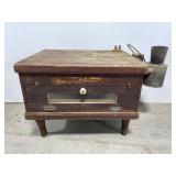 Antique wood cook stove dryer beehive