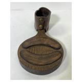 El Cid wood & leather pipe stand